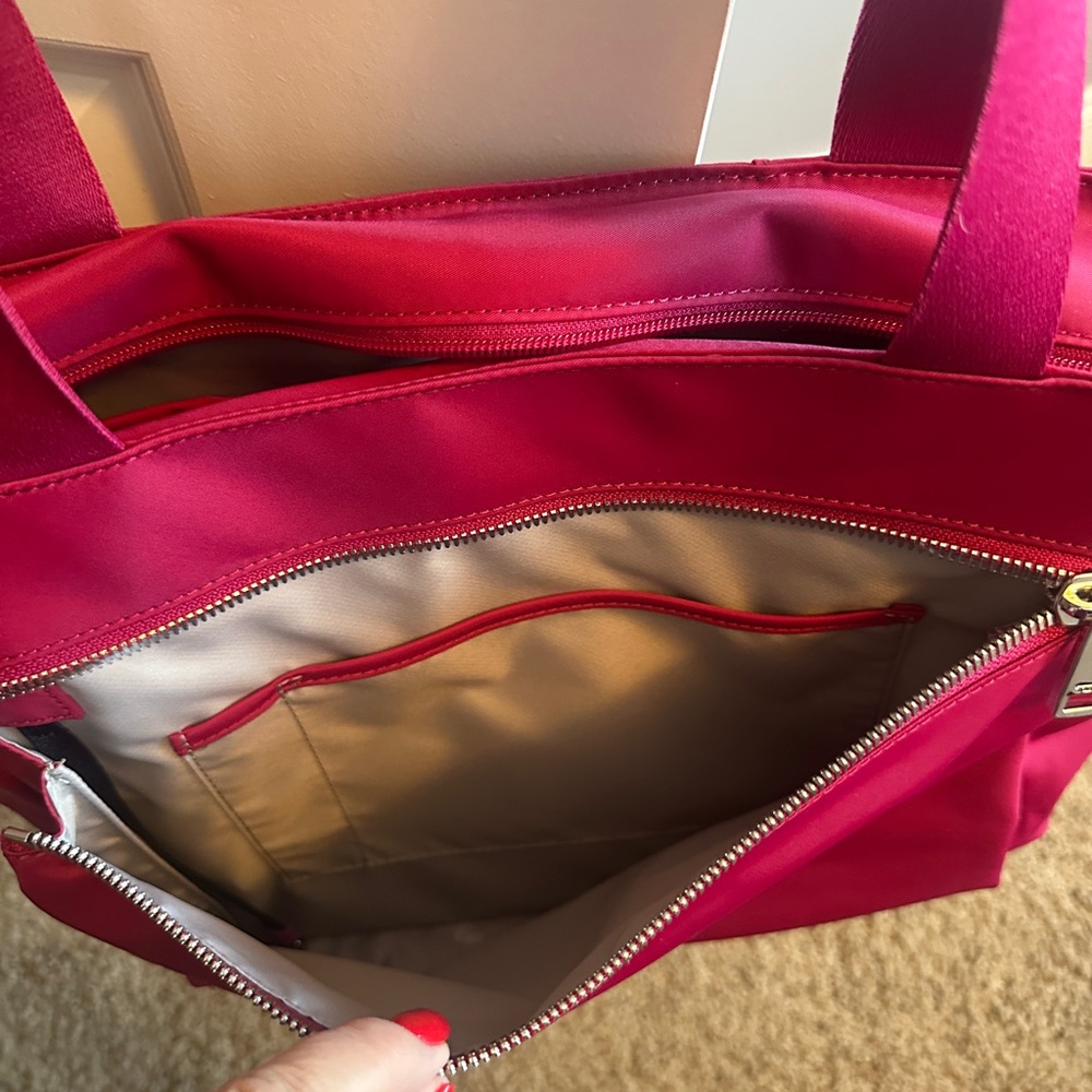 Tumi Women's Fuchsia Tote Bag - Picture 2 of 7